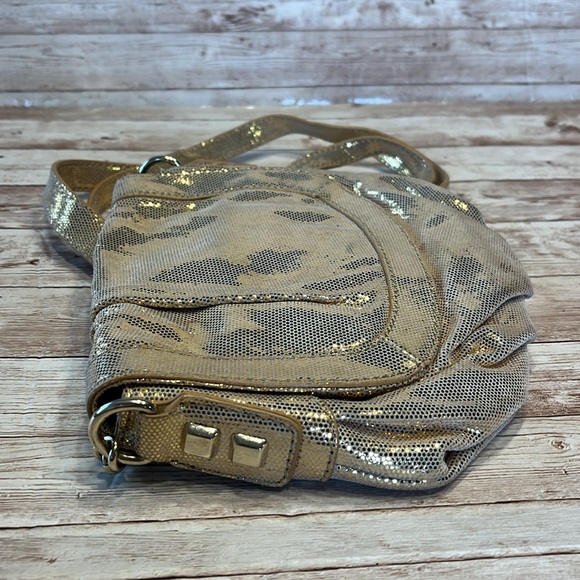 Corso Como Gold Mini Shoulder Handbag Purse Cross Body Mini Bag Genuine leather - Picture 5 of 12